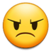 Angry Face Emoji Copy Paste ― 😠 - samsung