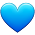 Blue Heart Emoji Copy Paste ― 💙 - samsung