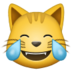 Cat With Tears Of Joy Emoji Copy Paste ― 😹 - samsung