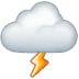 Cloud With Lightning Emoji Copy Paste ― 🌩️ - samsung