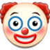 Clown Face Emoji Copy Paste ― 🤡 - samsung