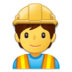 Construction Worker Emoji Copy Paste ― 👷 - samsung