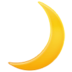 Crescent Moon Emoji Copy Paste ― 🌙 - samsung