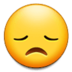 Disappointed Face Emoji Copy Paste ― 😞 - samsung