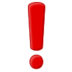 Red Exclamation Mark Emoji Copy Paste ― ❗ - samsung