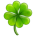 Four Leaf Clover Emoji Copy Paste ― 🍀 - samsung