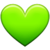 Green Heart Emoji Copy Paste ― 💚 - samsung