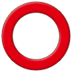 Hollow Red Circle Emoji Copy Paste ― ⭕ - samsung