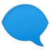 Left Speech Bubble Emoji Copy Paste ― 🗨️ - samsung