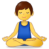 Man In Lotus Position Emoji Copy Paste ― 🧘‍♂ - samsung