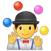 Man Juggling Emoji Copy Paste ― 🤹‍♂ - samsung