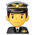 Man Pilot Emoji Copy Paste ― 👨‍✈ - samsung
