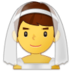 Man With Veil Emoji Copy Paste ― 👰‍♂ - samsung