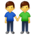 Men Holding Hands Emoji Copy Paste ― 👬 - samsung