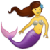 Mermaid Emoji Copy Paste ― 🧜‍♀ - samsung