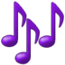Musical Notes Emoji Copy Paste ― 🎶 - samsung