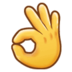 OK Hand Emoji Copy Paste ― 👌 - samsung