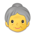 Old Woman Emoji Copy Paste ― 👵 - samsung