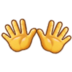 Open Hands Emoji Copy Paste ― 👐 - samsung