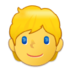 Person: Blond Hair Emoji Copy Paste ― 👱 - samsung