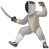 Person Fencing Emoji Copy Paste ― 🤺 - samsung