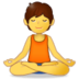 Person In Lotus Position Emoji Copy Paste ― 🧘 - samsung