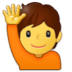 Person Raising Hand Emoji Copy Paste ― 🙋 - samsung