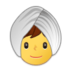 Person Wearing Turban Emoji Copy Paste ― 👳 - samsung