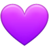 Purple Heart Emoji Copy Paste ― 💜 - samsung