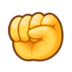 Raised Fist Emoji Copy Paste ― ✊ - samsung