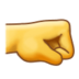 Right-facing Fist Emoji Copy Paste ― 🤜 - samsung