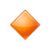 Small Orange Diamond Emoji Copy Paste ― 🔸 - samsung