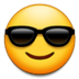Smiling Face With Sunglasses Emoji Copy Paste ― 😎 - samsung