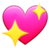 Sparkling Heart Emoji Copy Paste ― 💖 - samsung