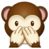 Speak-no-evil Monkey Emoji Copy Paste ― 🙊 - samsung