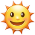Sun With Face Emoji Copy Paste ― 🌞 - samsung