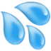Sweat Droplets Emoji Copy Paste ― 💦 - samsung