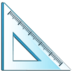 Triangular Ruler Emoji Copy Paste ― 📐 - samsung