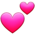 Two Hearts Emoji Copy Paste ― 💕 - samsung