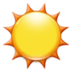 Sun Emoji Copy Paste ― ☀️ - samsung