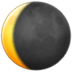 Waning Crescent Moon Emoji Copy Paste ― 🌘 - samsung