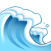 Water Wave Emoji Copy Paste ― 🌊 - samsung