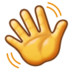 Waving Hand Emoji Copy Paste ― 👋 - samsung