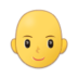 Woman: Bald Emoji Copy Paste ― 👩‍🦲 - samsung