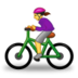 Woman Biking Emoji Copy Paste ― 🚴‍♀ - samsung