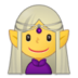 Woman Elf Emoji Copy Paste ― 🧝‍♀ - samsung