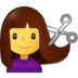 Woman Getting Haircut Emoji Copy Paste ― 💇‍♀ - samsung