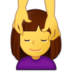 Woman Getting Massage Emoji Copy Paste ― 💆‍♀ - samsung