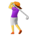 Woman Golfing Emoji Copy Paste ― 🏌️‍♀ - samsung