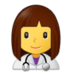 Woman Health Worker Emoji Copy Paste ― 👩‍⚕ - samsung